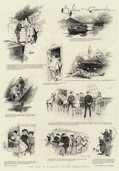 仮面の物語とその結果 作： Frank Craig